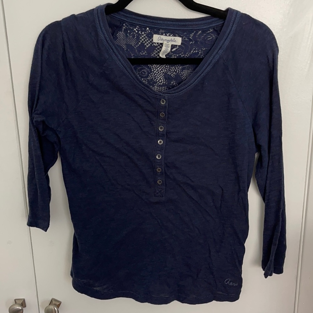 Lace Back Blouse
